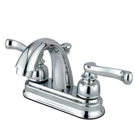 Thumbnail for Kingston Brass KB5611FL 4 in. Centerset Bathroom Faucet, Polished Chrome - BNGBath