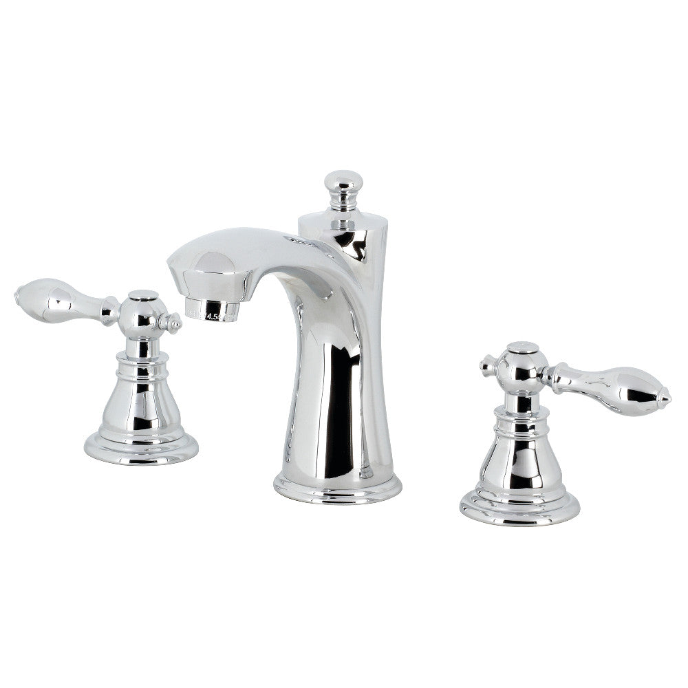 Kingston Brass KB7961ACL American Classic Widespread Bathroom Faucet with Retail Pop-Up, Polished Chrome - BNGBath