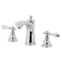 Thumbnail for Kingston Brass KB7961ACL American Classic Widespread Bathroom Faucet with Retail Pop-Up, Polished Chrome - BNGBath