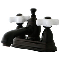 Thumbnail for Kingston Brass KS7005PX 4 in. Centerset Bathroom Faucet, Oil Rubbed Bronze - BNGBath