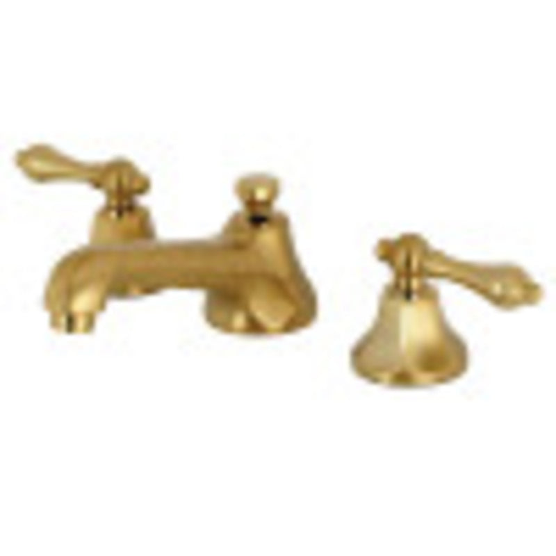 Kingston Brass KS4467AL 8 in. Widespread Bathroom Faucet, Brushed Brass - BNGBath