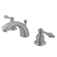 Thumbnail for Kingston Brass KB948AL Victorian Mini-Widespread Bathroom Faucet, Brushed Nickel - BNGBath