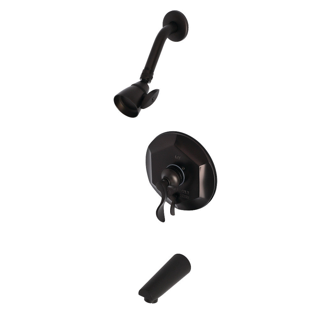 Kingston Brass KB46350DFL Tub and Shower Faucet, Oil Rubbed Bronze - BNGBath