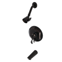 Thumbnail for Kingston Brass KB46350DFL Tub and Shower Faucet, Oil Rubbed Bronze - BNGBath