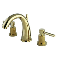 Thumbnail for Kingston Brass KS2962DL 8 in. Widespread Bathroom Faucet, Polished Brass - BNGBath