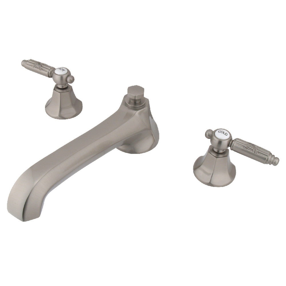 Kingston Brass KS4308GL Georgian Roman Tub Faucet, Brushed Nickel - BNGBath