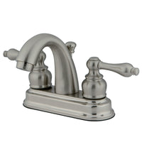 Thumbnail for Kingston Brass FB5618AL 4 in. Centerset Bathroom Faucet, Brushed Nickel - BNGBath