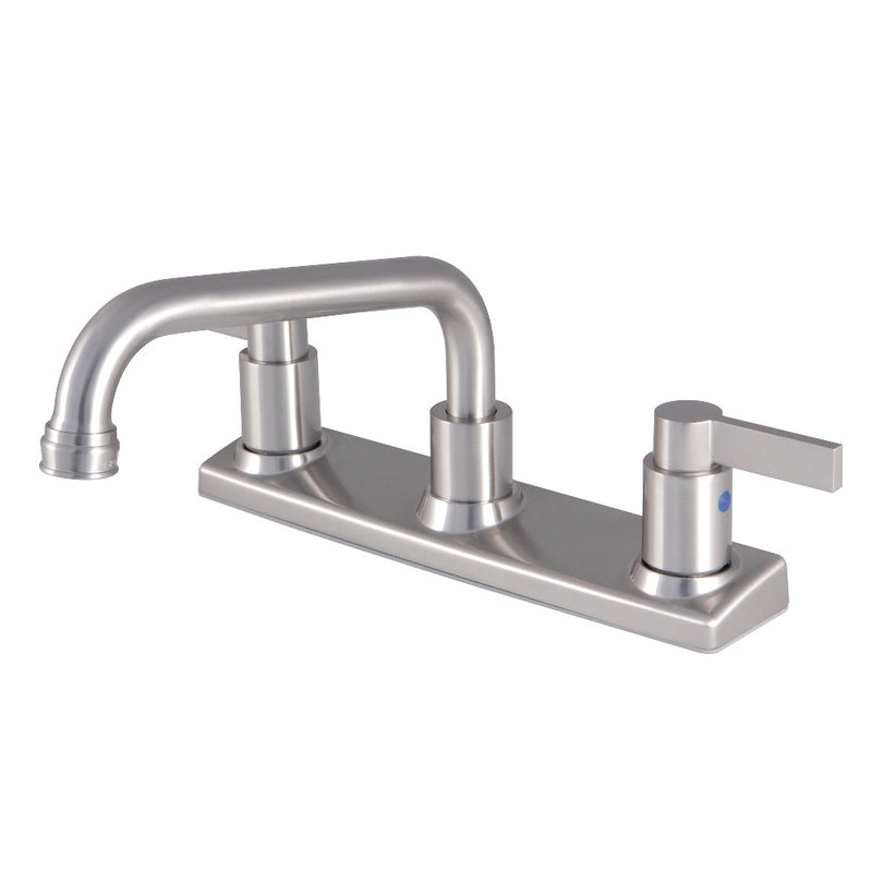 Kingston Brass FB2138NDL NuvoFusion 8-Inch Centerset Kitchen Faucet, Brushed Nickel - BNGBath