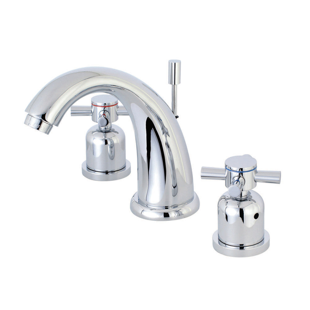 Kingston Brass KB8981DX 8 in. Widespread Bathroom Faucet, Polished Chrome - BNGBath