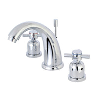 Thumbnail for Kingston Brass KB8981DX 8 in. Widespread Bathroom Faucet, Polished Chrome - BNGBath