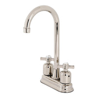 Thumbnail for Kingston Brass KB8496ZX Millennium Bar Faucet, Polished Nickel - BNGBath