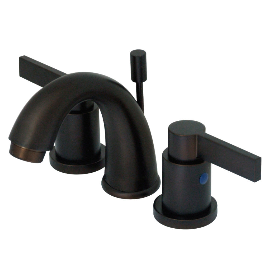 Kingston Brass KB8915NDL NuvoFusion Widespread Bathroom Faucet, Oil Rubbed Bronze - BNGBath