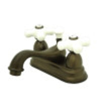 Thumbnail for Kingston Brass KS3605PX 4 in. Centerset Bathroom Faucet, Oil Rubbed Bronze - BNGBath
