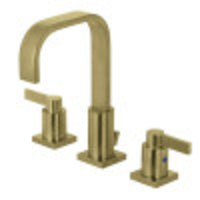 Thumbnail for Fauceture FSC8963NDL NuvoFusion Widespread Bathroom Faucet, Brushed Brass - BNGBath