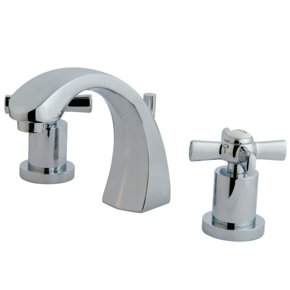 Kingston Brass KS4981ZX 8 in. Widespread Bathroom Faucet, Polished Chrome - BNGBath