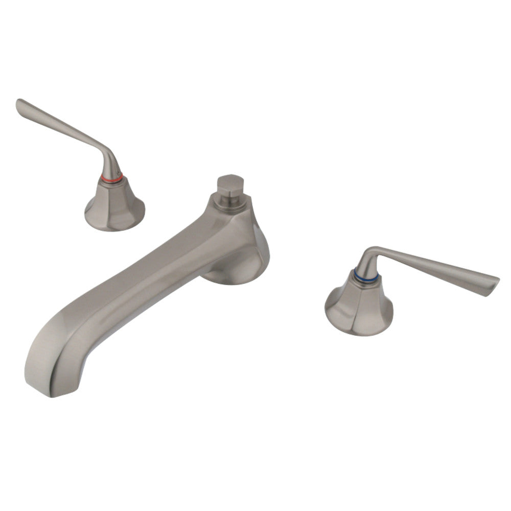 Kingston Brass KS4308ZL Silver Sage Roman Tub Faucet, Brushed Nickel - BNGBath