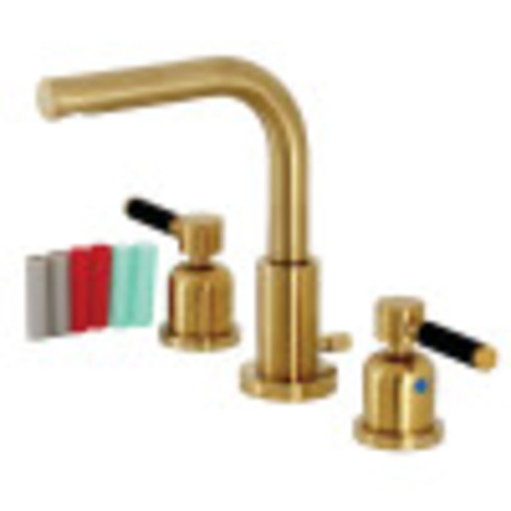 Fauceture FSC8953DKL 8 in. Widespread Bathroom Faucet, Brushed Brass - BNGBath
