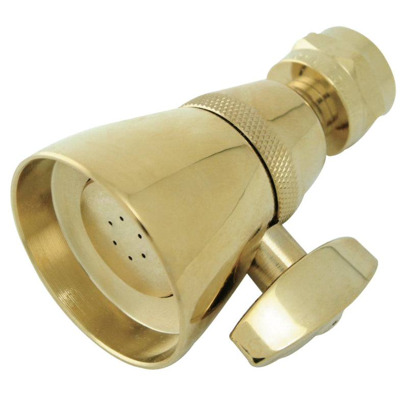 Kingston Brass CK131A2 Showerscape 1-3/4" Adjustable Brass Shower Head, Polished Brass - BNGBath