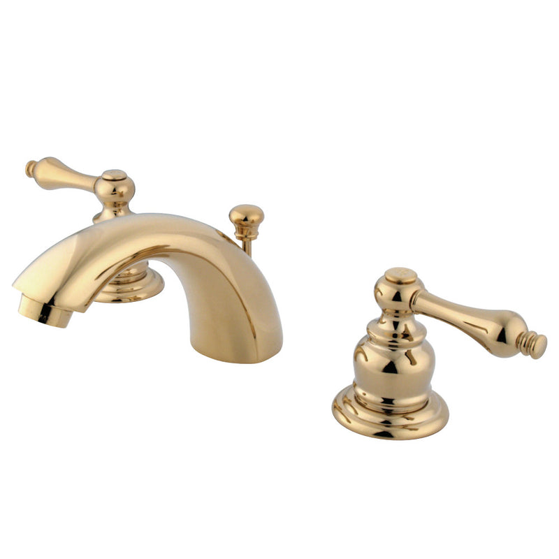 Kingston Brass GKB942AL Mini-Widespread Bathroom Faucet, Polished Brass - BNGBath
