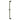 Kingston Brass K180A5 Showerscape 24" Shower Slide Bar with Pin Wall Hook, Oil Rubbed Bronze - BNGBath