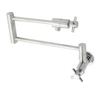 Thumbnail for Kingston Brass KS4101DX Concord Wall Mount Pot Filler, Polished Chrome - BNGBath