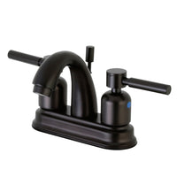 Thumbnail for Kingston Brass FB5615DL 4 in. Centerset Bathroom Faucet, Oil Rubbed Bronze - BNGBath