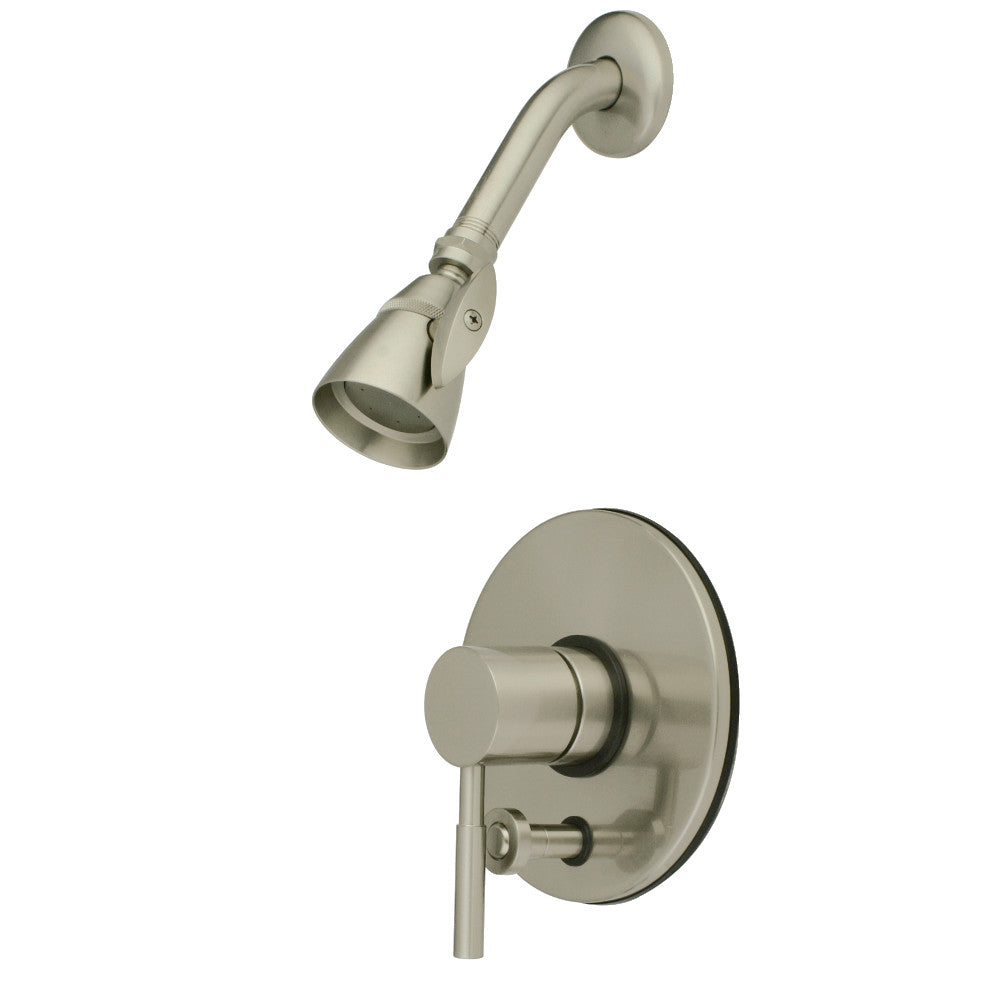 Kingston Brass KB86980DLSO Concord Shower Faucet with Diverter, Brushed Nickel - BNGBath