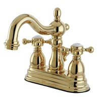 Thumbnail for Kingston Brass KS1602BX 4 in. Centerset Bathroom Faucet, Polished Brass - BNGBath