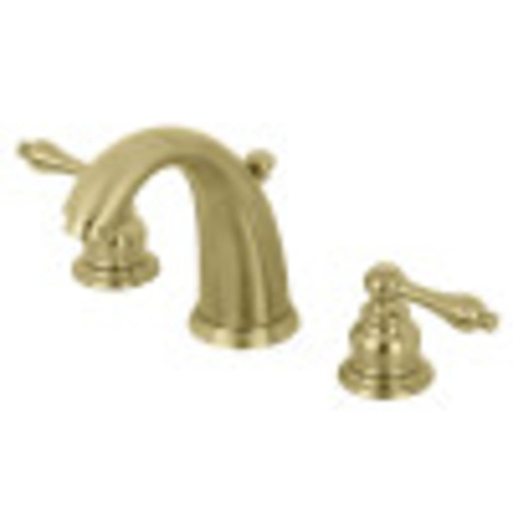 Kingston Brass KB987ALSB Victorian 2-Handle 8 in. Widespread Bathroom Faucet, Brushed Brass - BNGBath