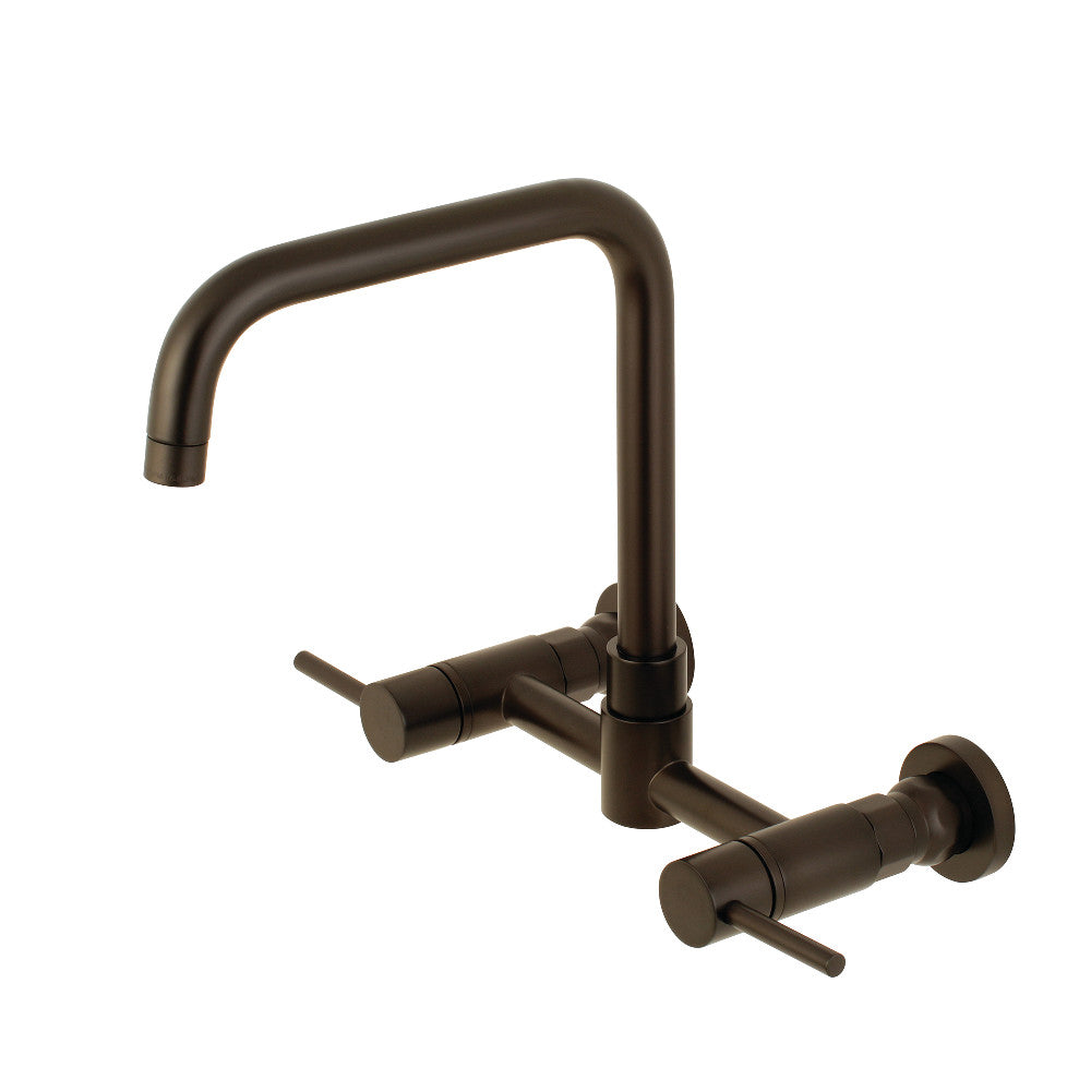 Kingston Brass Concord 8-Inch Centerset Wall Mount Kitchen Faucet, Oil Rubbed Bronze - BNGBath