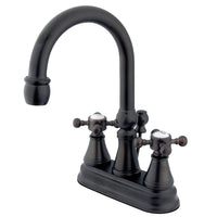 Thumbnail for Kingston Brass KS2615BX 4 in. Centerset Bathroom Faucet, Oil Rubbed Bronze - BNGBath