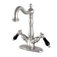 Thumbnail for Kingston Brass KS1498PKL Duchess Vessel Sink Faucet, Brushed Nickel - BNGBath