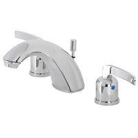 Thumbnail for Kingston Brass FB8951EFL Mini-Widespread Bathroom Faucet, Polished Chrome - BNGBath