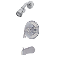Thumbnail for Kingston Brass KB1631 Magellan Single Lever Handle Operation Tub & Shower Faucet, Polished Chrome - BNGBath