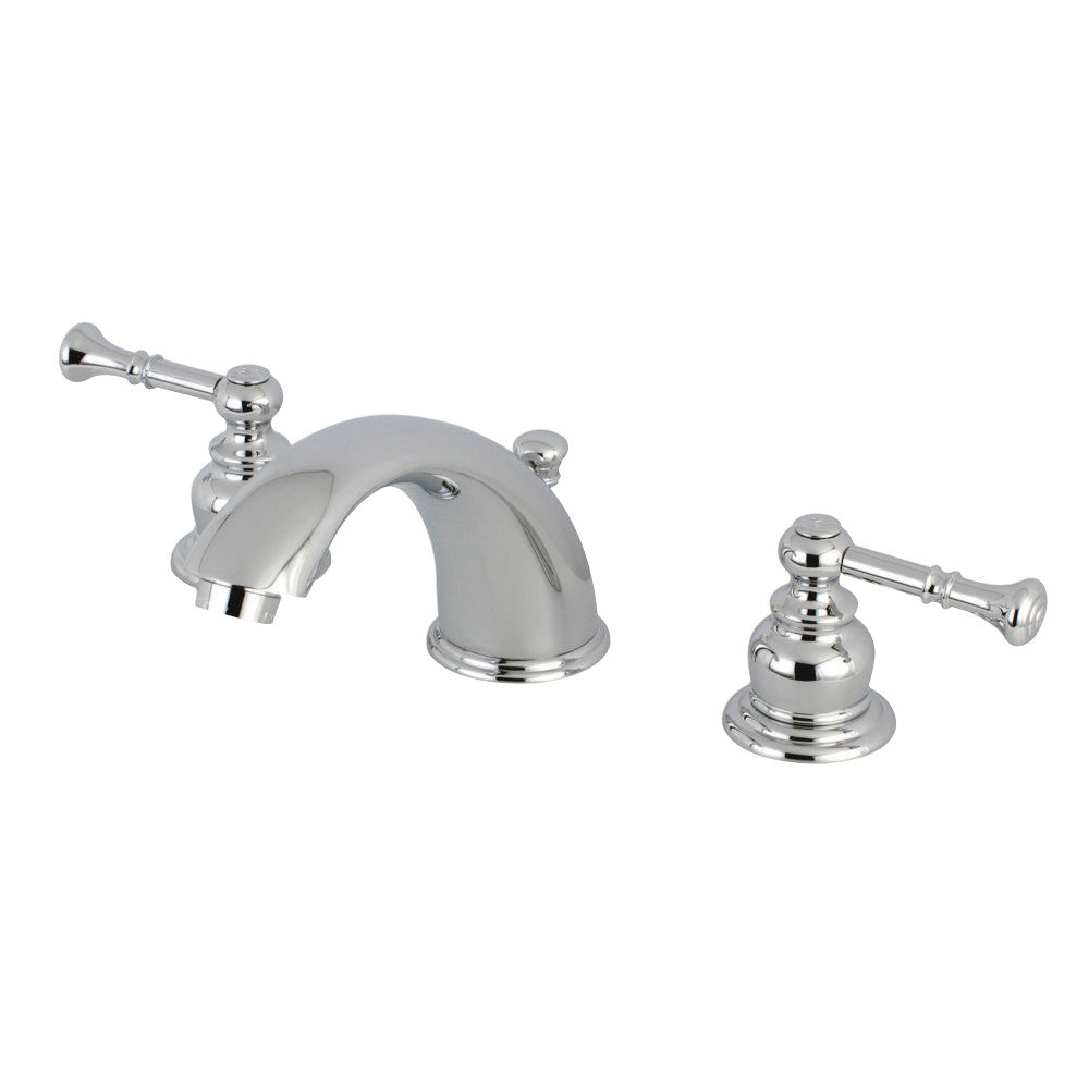 Kingston Brass KB961NL Widespread Bathroom Faucet, Polished Chrome - BNGBath