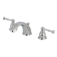 Thumbnail for Kingston Brass KB961NL Widespread Bathroom Faucet, Polished Chrome - BNGBath