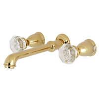 Thumbnail for Kingston Brass KS7022WCL Celebrity Wall Mount Roman Tub Faucet, Polished Brass - BNGBath