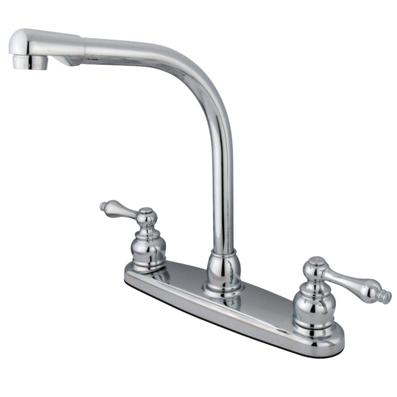 Kingston Brass KB711ALLS Victorian Centerset Kitchen Faucet, Polished Chrome - BNGBath