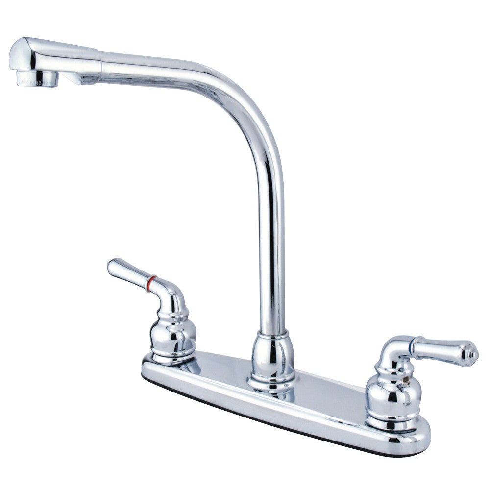 Kingston Brass GKB750 Magellan Centerset Kitchen Faucet, Polished Chrome - BNGBath