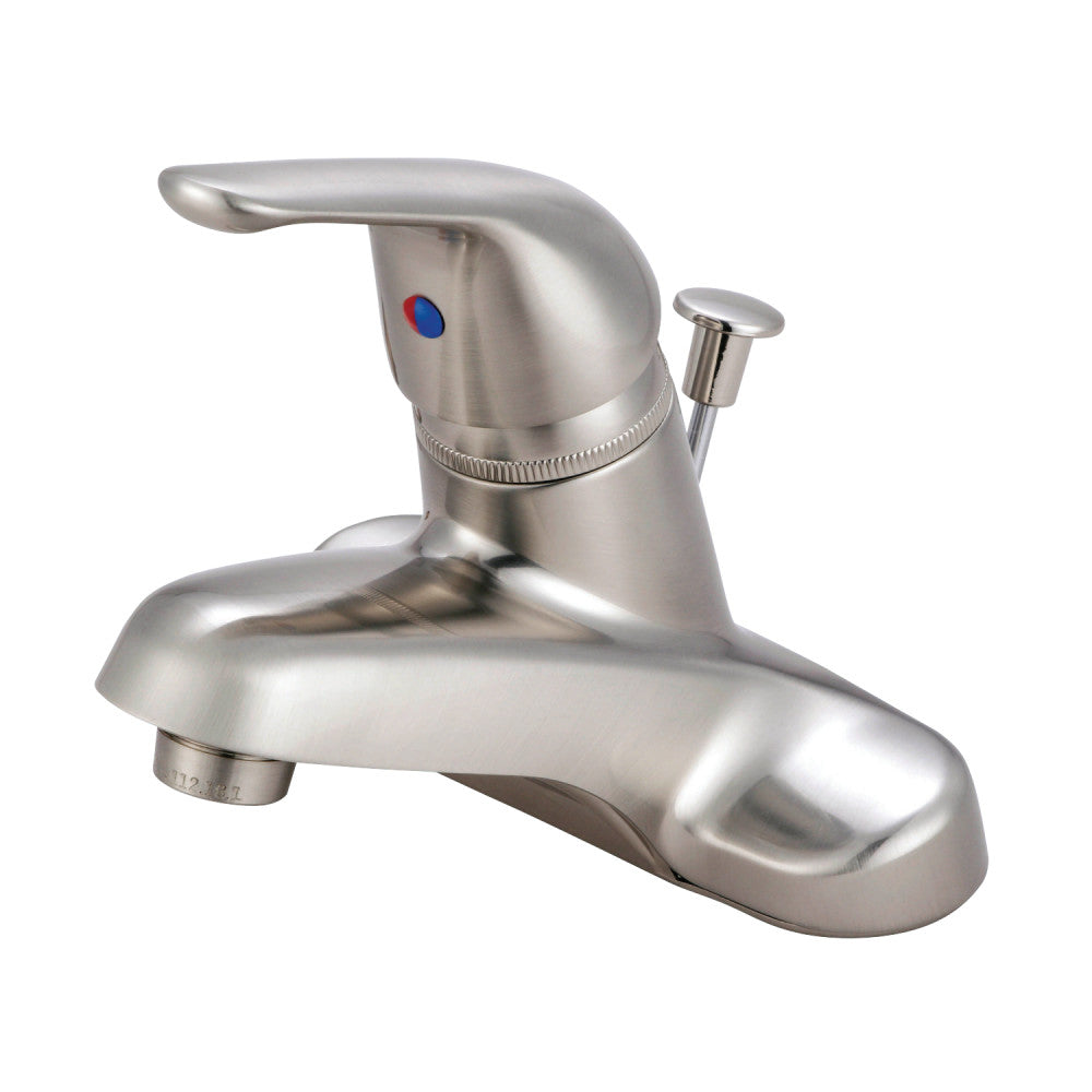 Kingston Brass KB548 Single-Handle 4 in. Centerset Bathroom Faucet, Brushed Nickel - BNGBath
