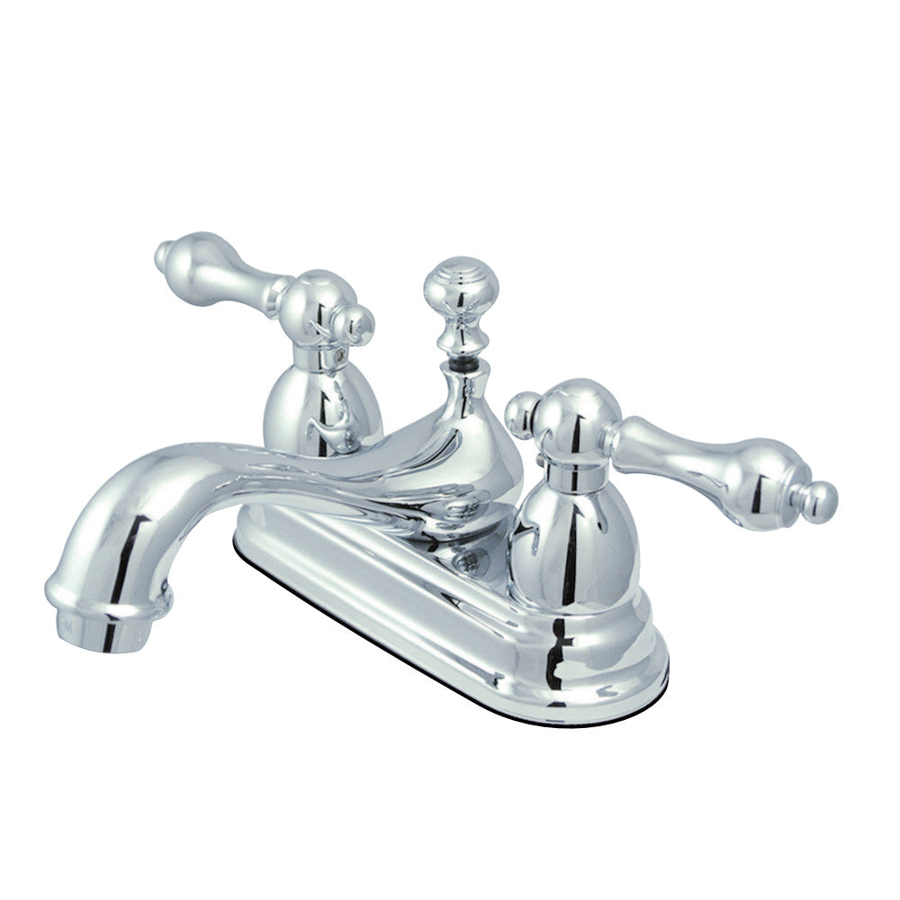 Kingston Brass KS3601AL 4 in. Centerset Bathroom Faucet, Polished Chrome - BNGBath