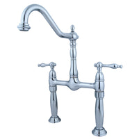 Thumbnail for Kingston Brass KS1071NL Vessel Sink Faucet, Polished Chrome - BNGBath