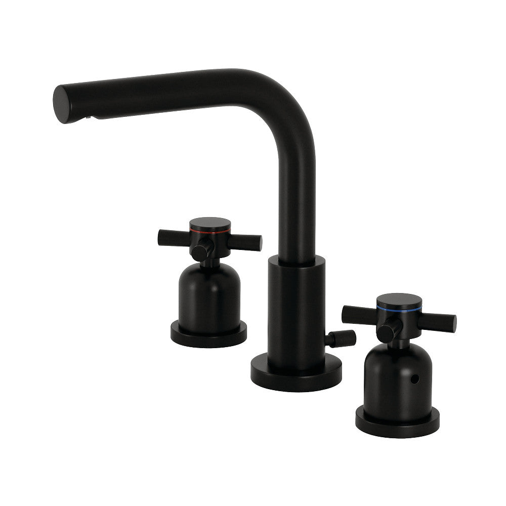 Fauceture FSC8950DX 8 in. Widespread Bathroom Faucet, Matte Black - BNGBath