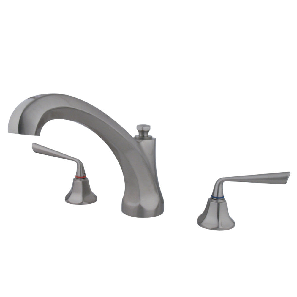 Kingston Brass KS4328ZL Silver Sage Roman Tub Faucet, Brushed Nickel - BNGBath