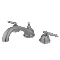 Thumbnail for Kingston Brass KS3358TL Vintage Roman Tub Faucet, Brushed Nickel - BNGBath