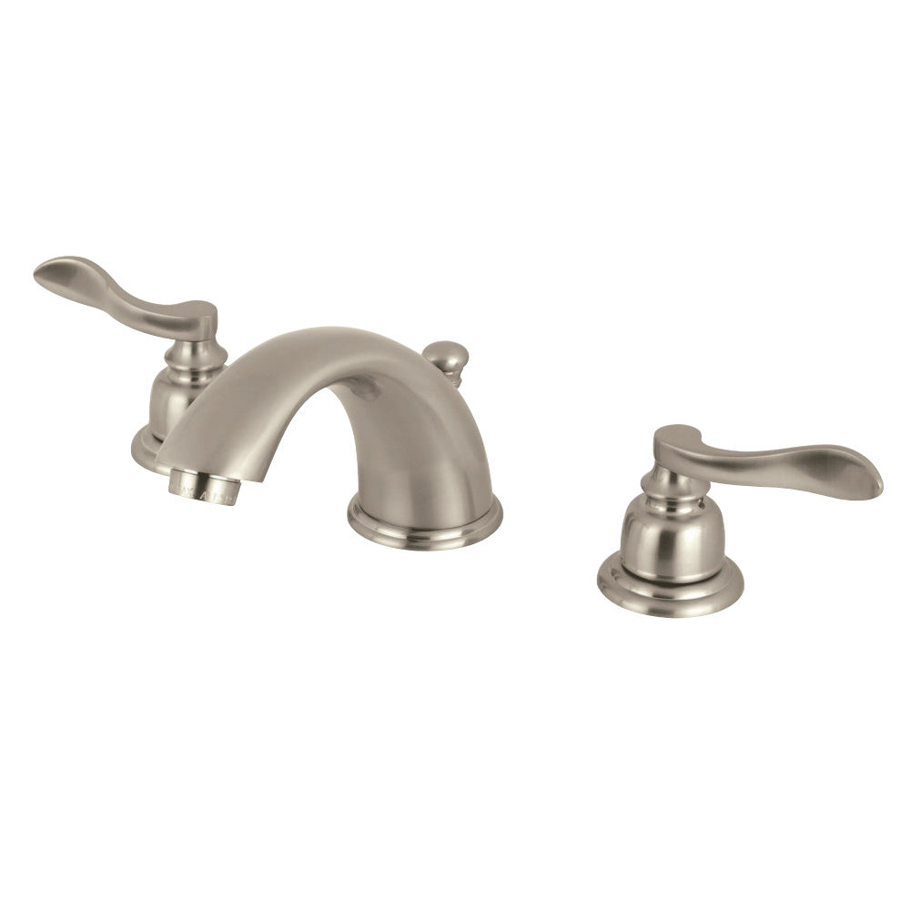 Kingston Brass KB968NFL Widespread Bathroom Faucet, Brushed Nickel - BNGBath