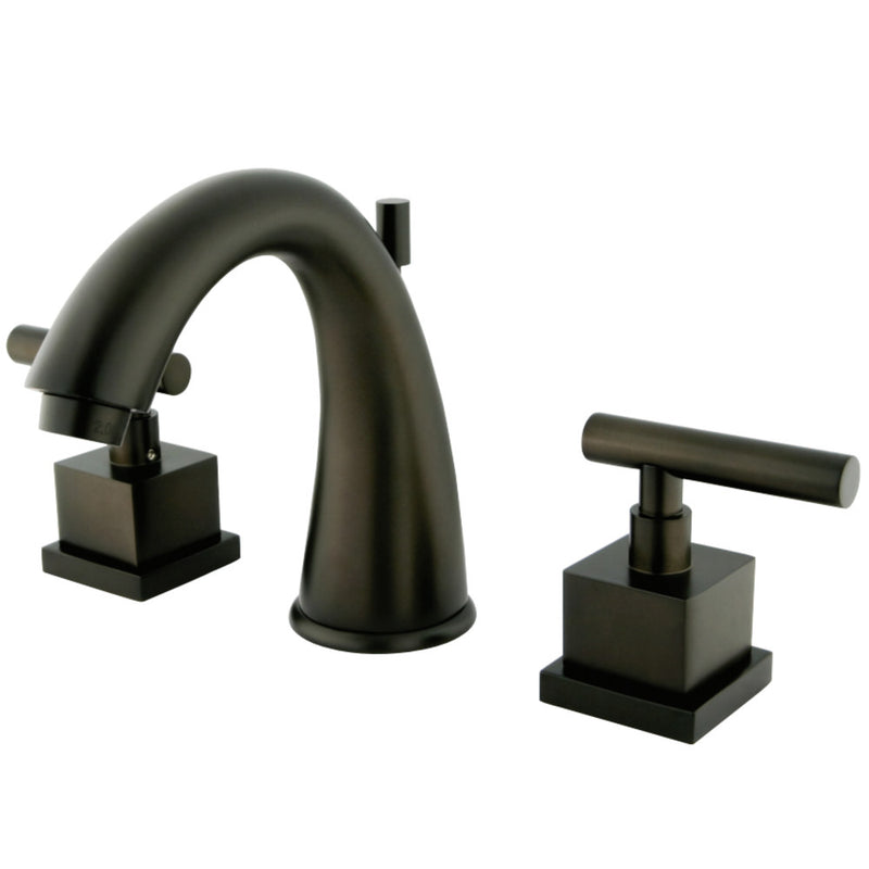 Kingston Brass KS2965CQL 8 in. Widespread Bathroom Faucet, Oil Rubbed Bronze - BNGBath