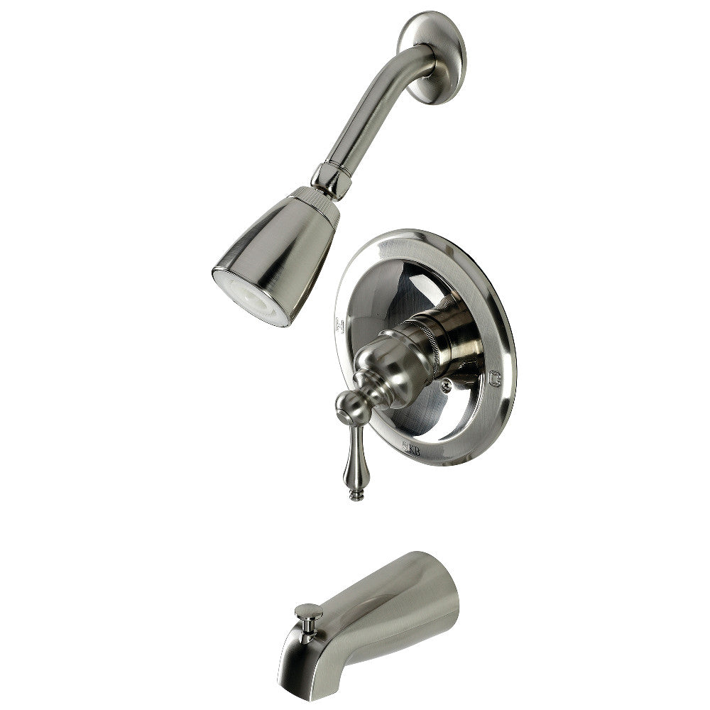 Kingston Brass KB538AL Tub and Shower Faucet, Brushed Nickel - BNGBath