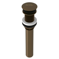 Thumbnail for ROHL Non-Slotted Touch Seal Dome Drain with 6 Inch Tailpiece - BNGBath