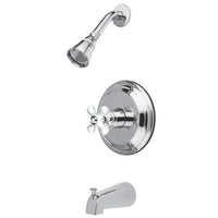 Thumbnail for Kingston Brass KB3631PX Restoration Tub & Shower Faucet, Polished Chrome - BNGBath